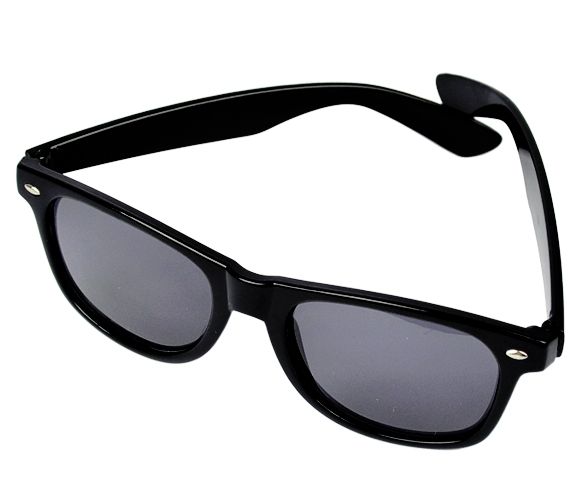 Oculos Preto de Lentes Claras